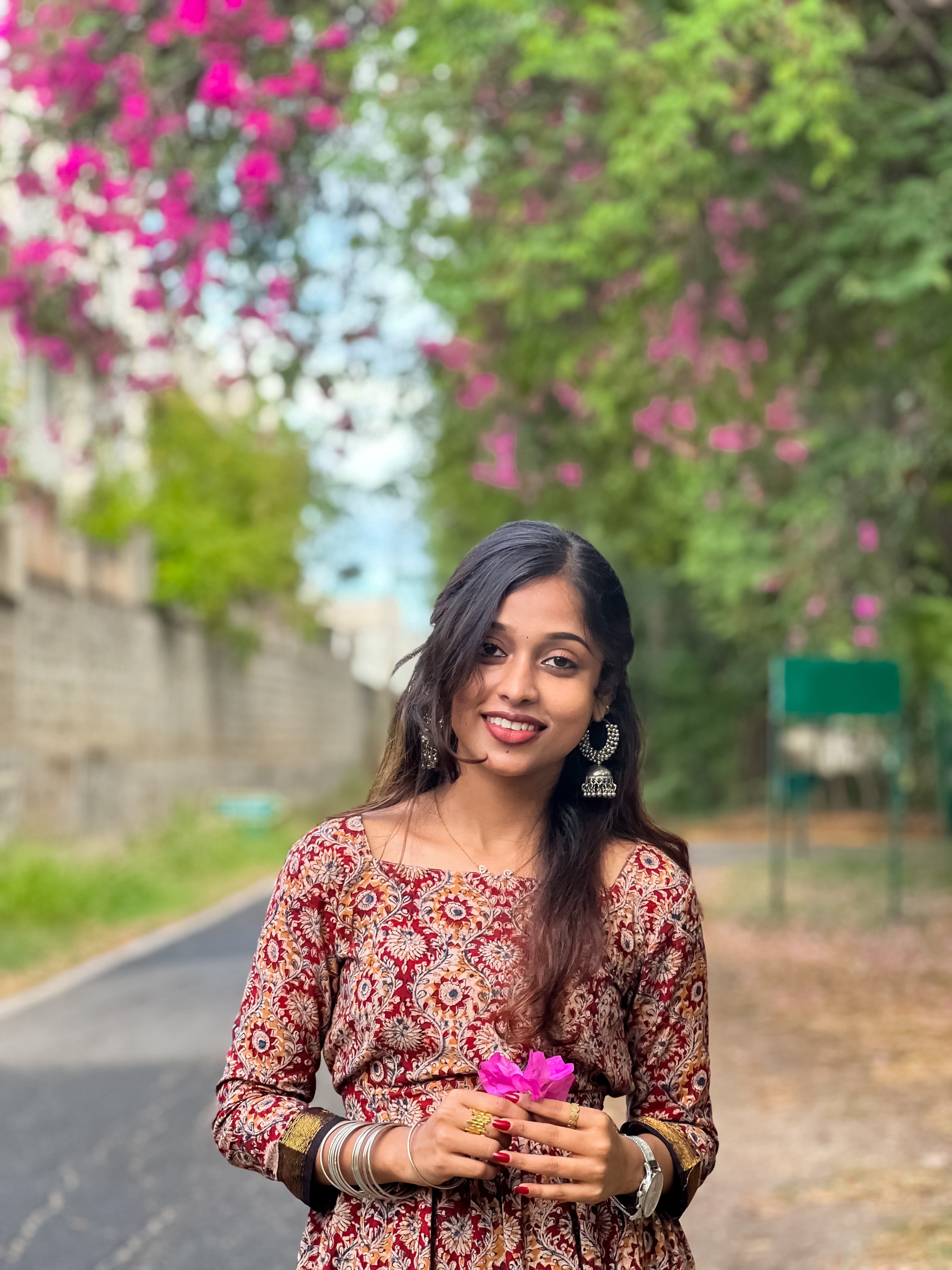 Handloom Diaries - Kalamkari love Midi Dress
