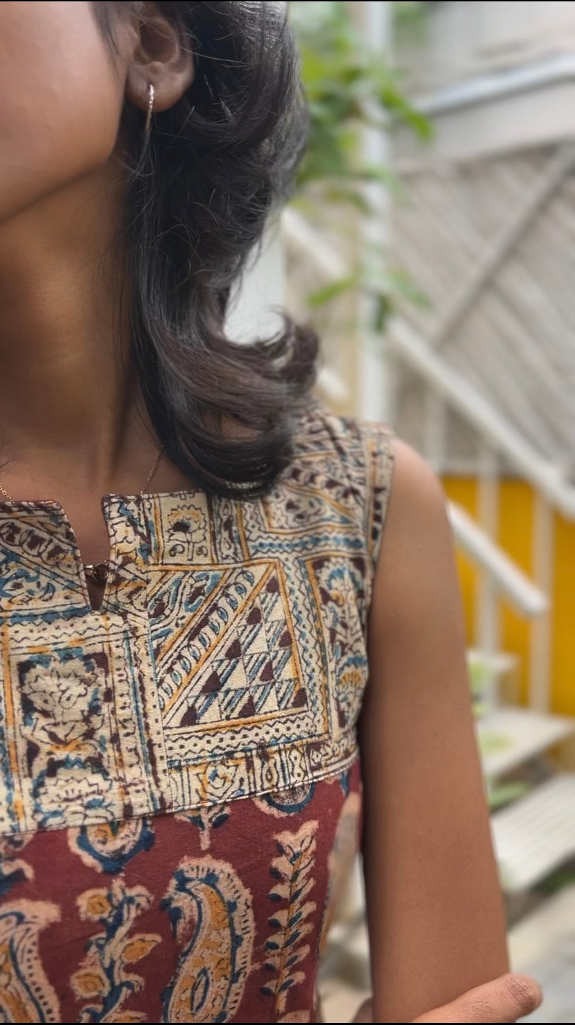 Handloom Diaries - Fusion Kalamkari Kurta