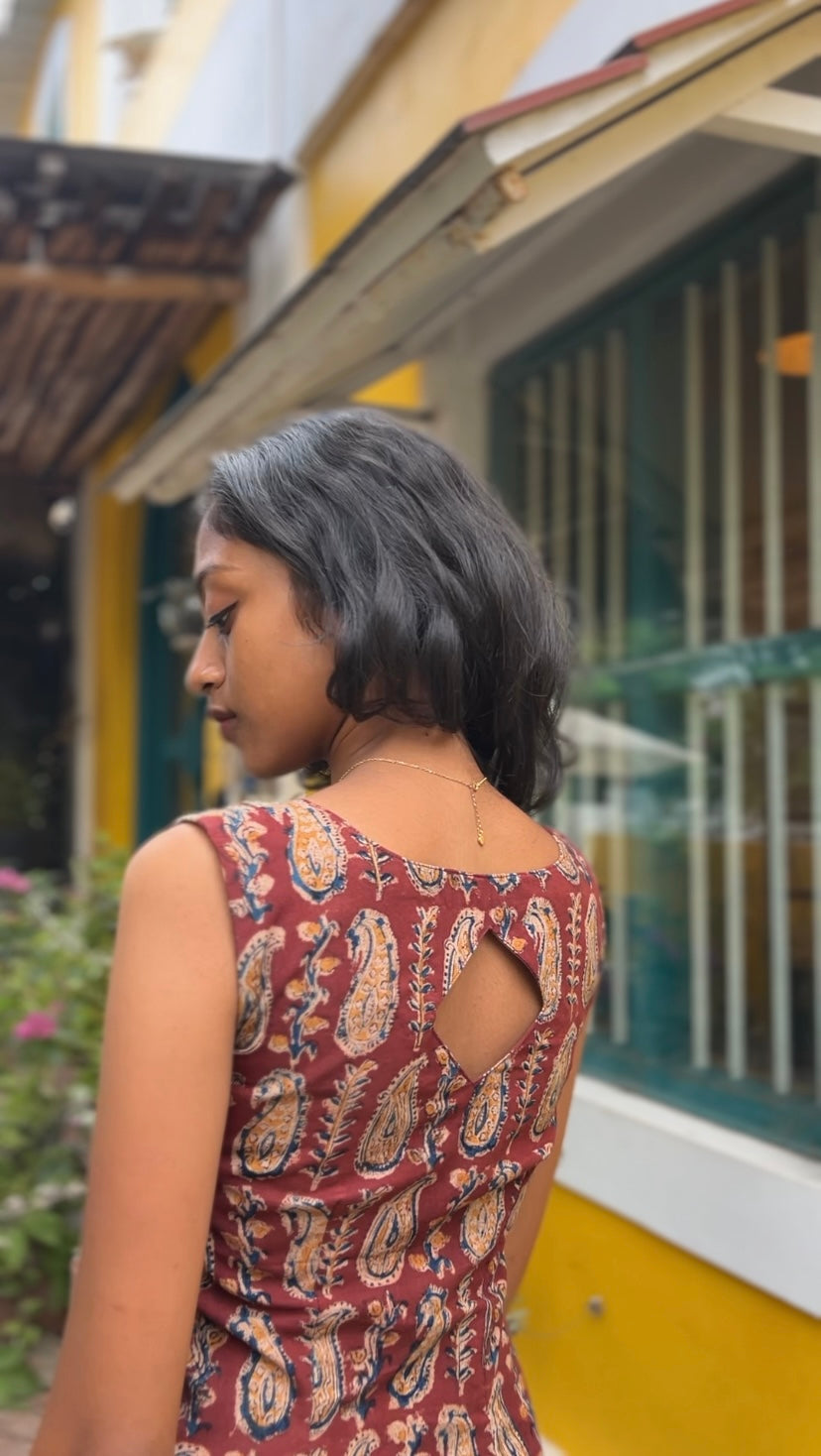 Handloom Diaries - Fusion Kalamkari Kurta