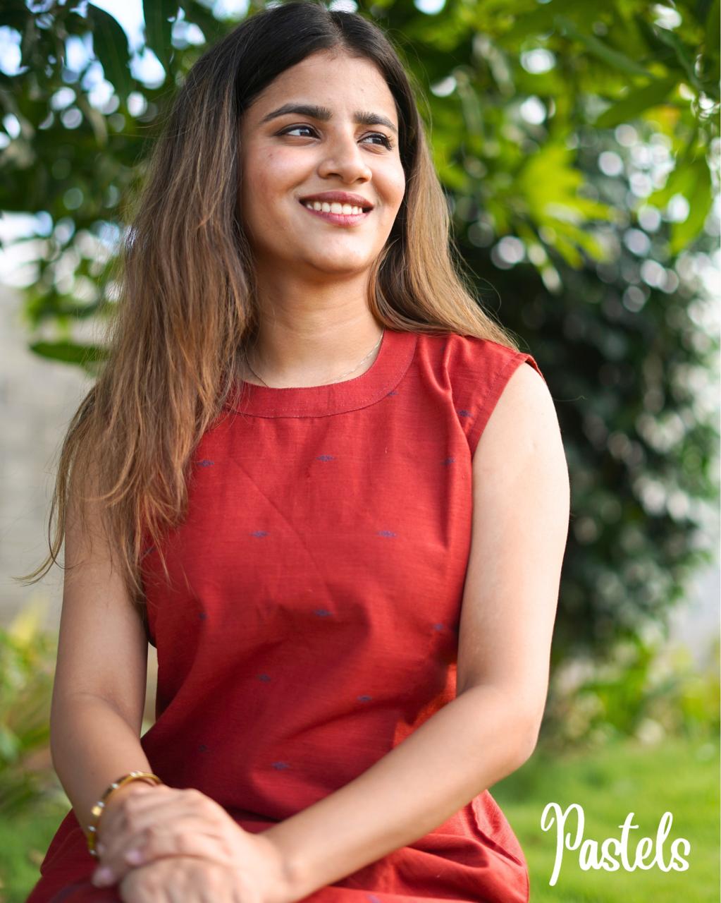 Pure Handloom Cotton Brown Coord